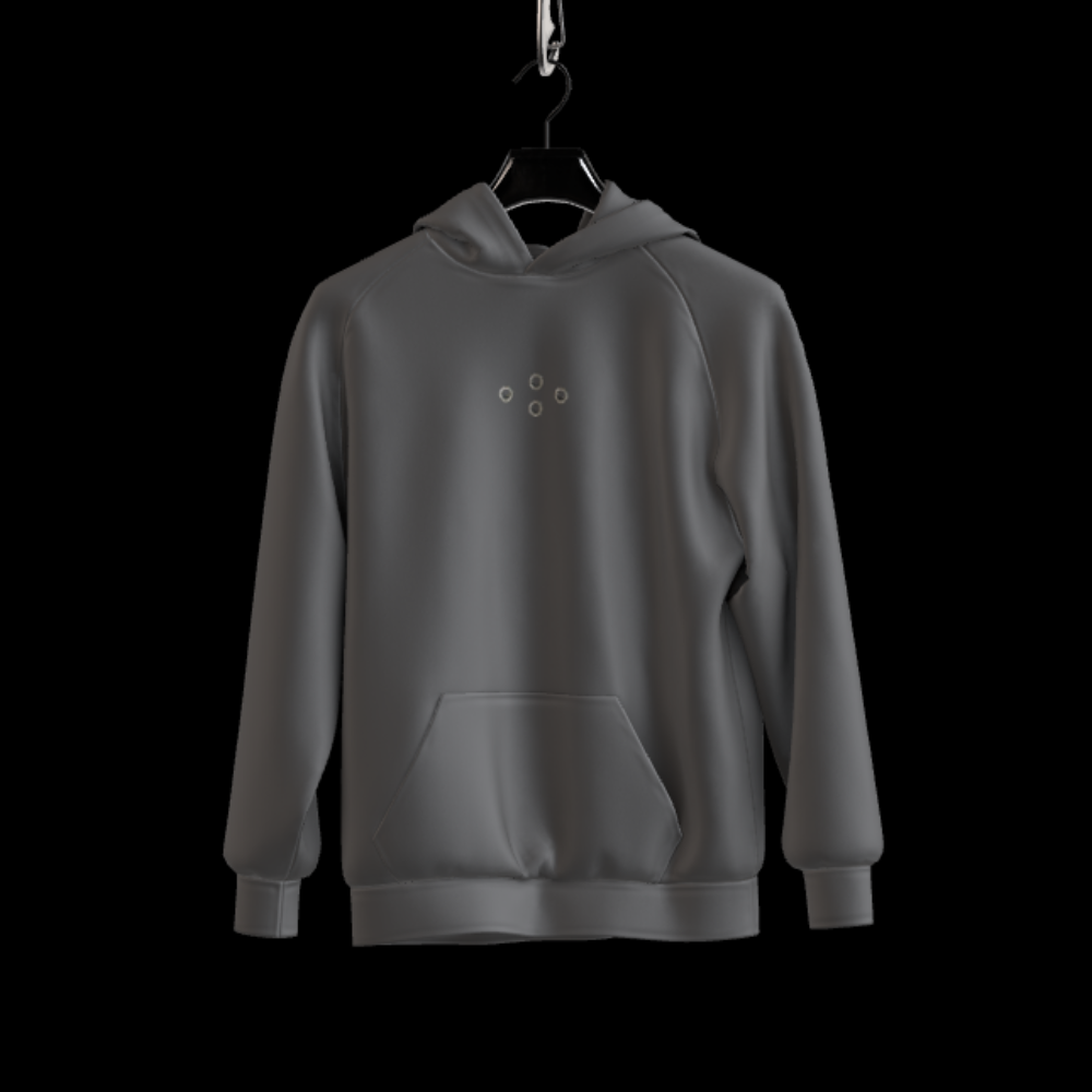 Gray Hoodie - Blur [HANDCRAFTED]