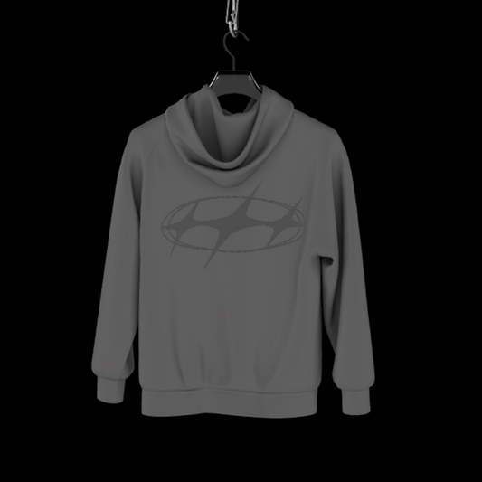 Gray Hoodie - Blur [HANDCRAFTED]